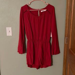 Red JustFab Romper
